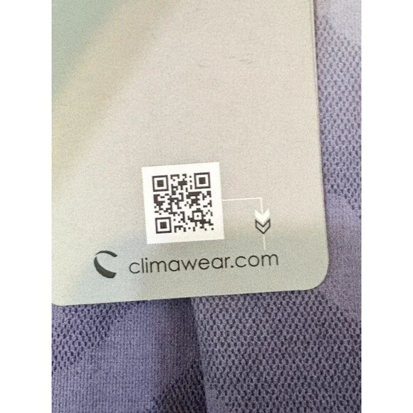 Climawear Shirt Mens Size S Short Sleeve Moisture Wicking Gradient Blue & Yellow - Picture 6 of 8